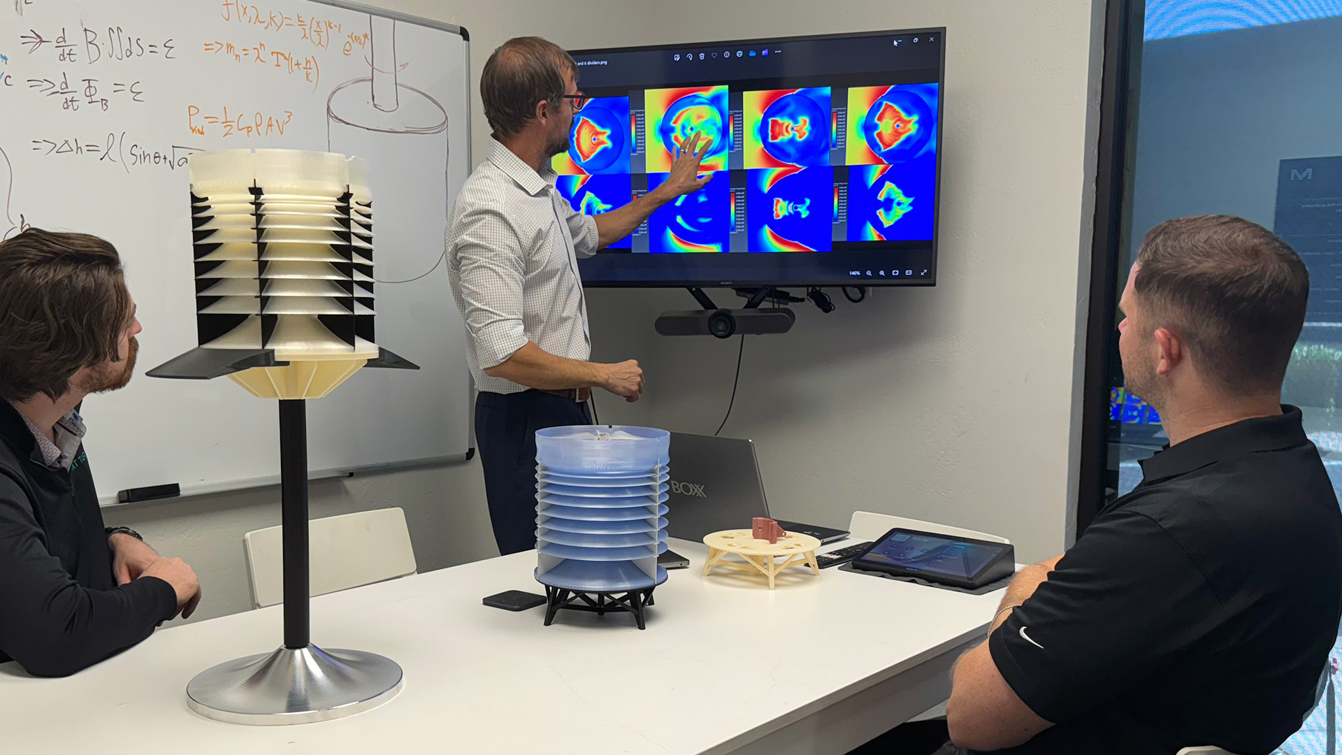 Turbine simulation analysis with scale models 